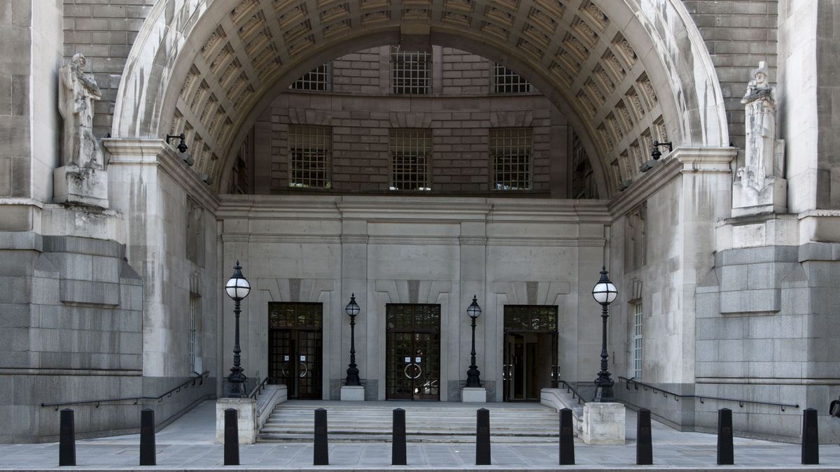 The entrance to MI5&amp;#039;s headquarters at Thames House, London