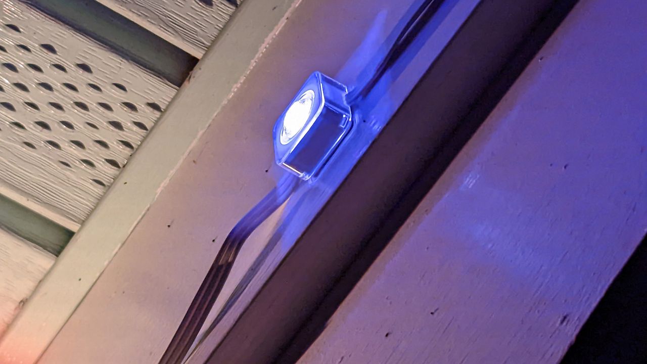 An individual LED "bulb" of the Govee Permanent Outdoor Lights