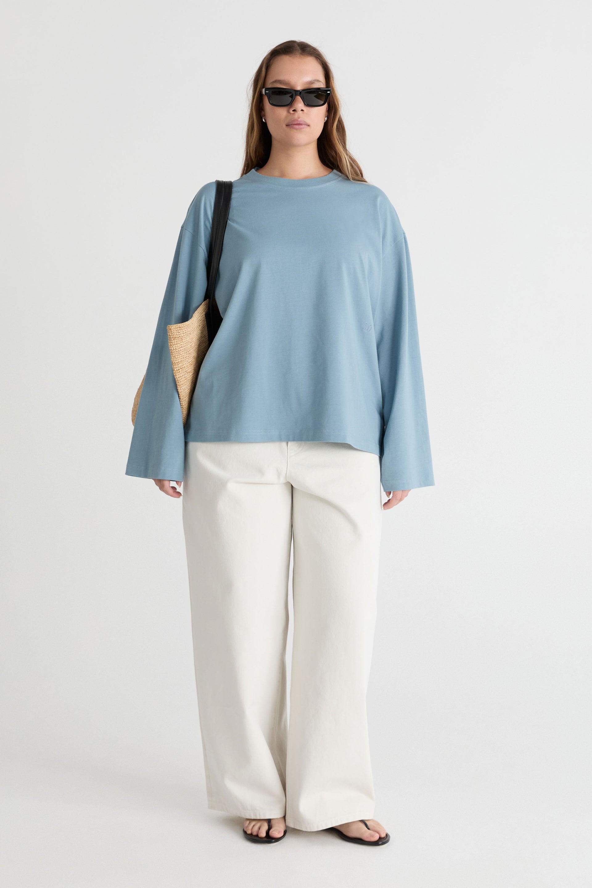 The Fwf Long Sleeve Tee - Blue / Xxs