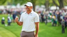 Brooks Koepka celebrates his PGA Championship victory