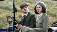 Hermione Corfield as Julia Moriston and Jeremy Irvine as Henry Beauchamp in Outlander: Blood of My Blood