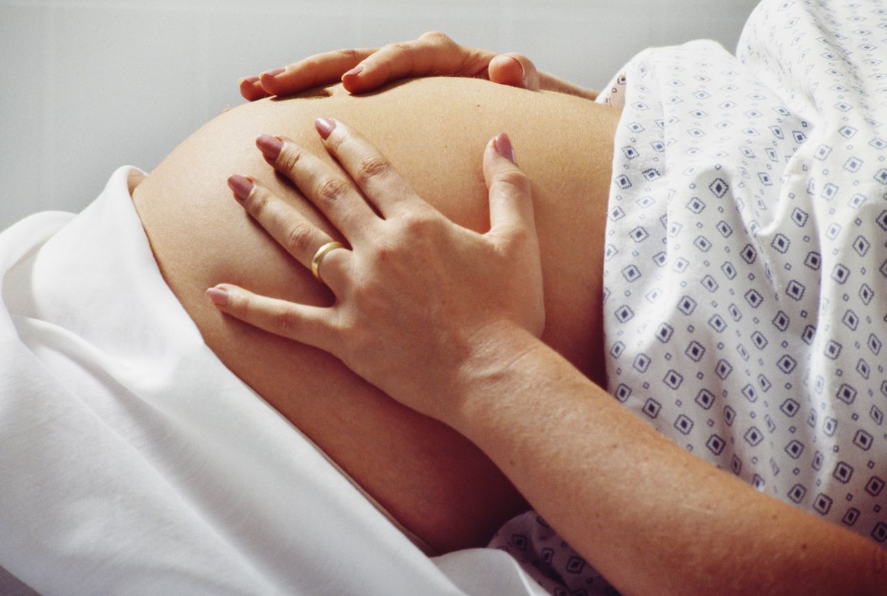 pregnant woman in hospital