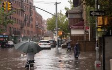 flooded New York City streers