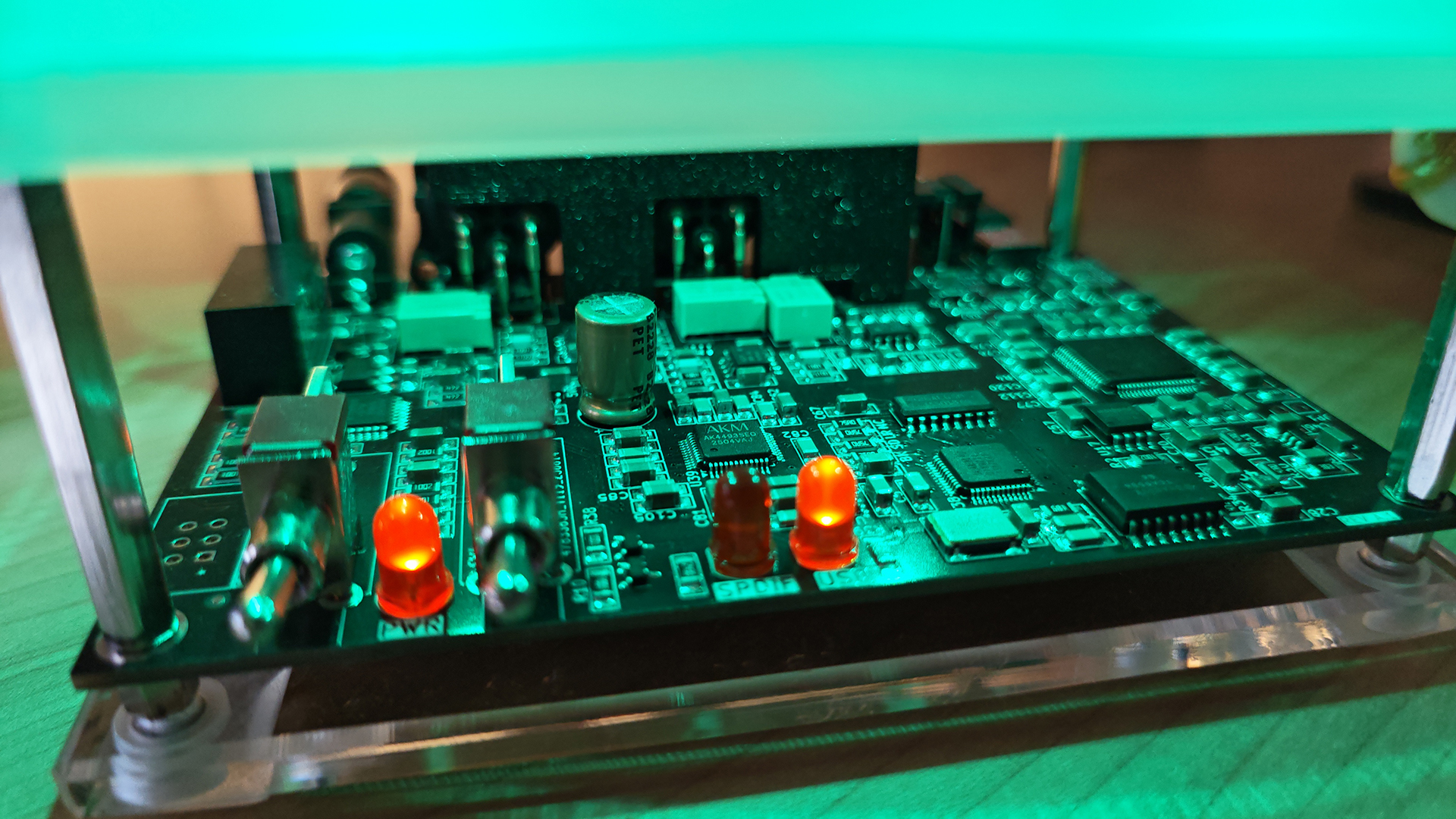 Various shots of the Apos Gremlin amp and Merlin DAC.