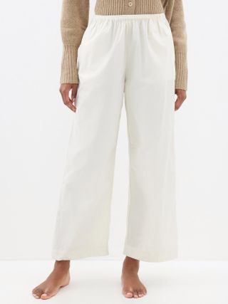 The Ease Cotton-Poplin Trousers