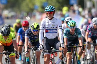 Cuban road race champion Arlenis Sierra (Astana) wins the opening stage of the 2020 Women’s Herald Sun Tour in Shepparton