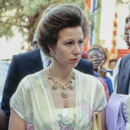 Princess Anne in a yellow dress