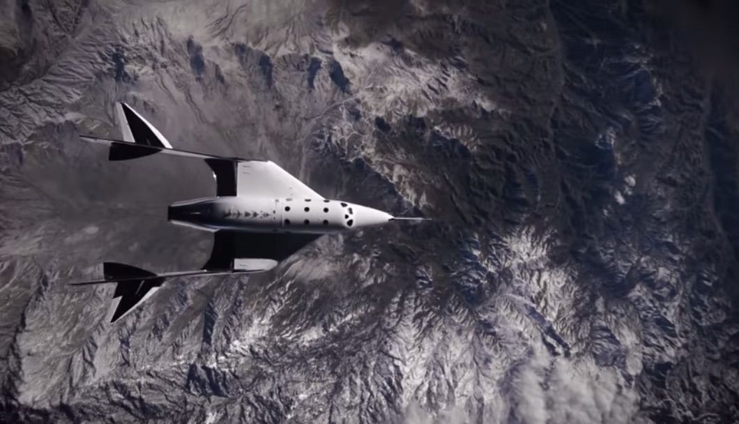 Amazing Virgin Galactic Launch Video Shows Black Sky, Blue Earth