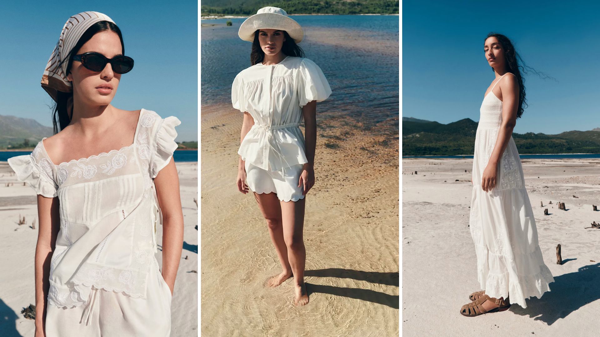 3 models wearing M&amp;S 