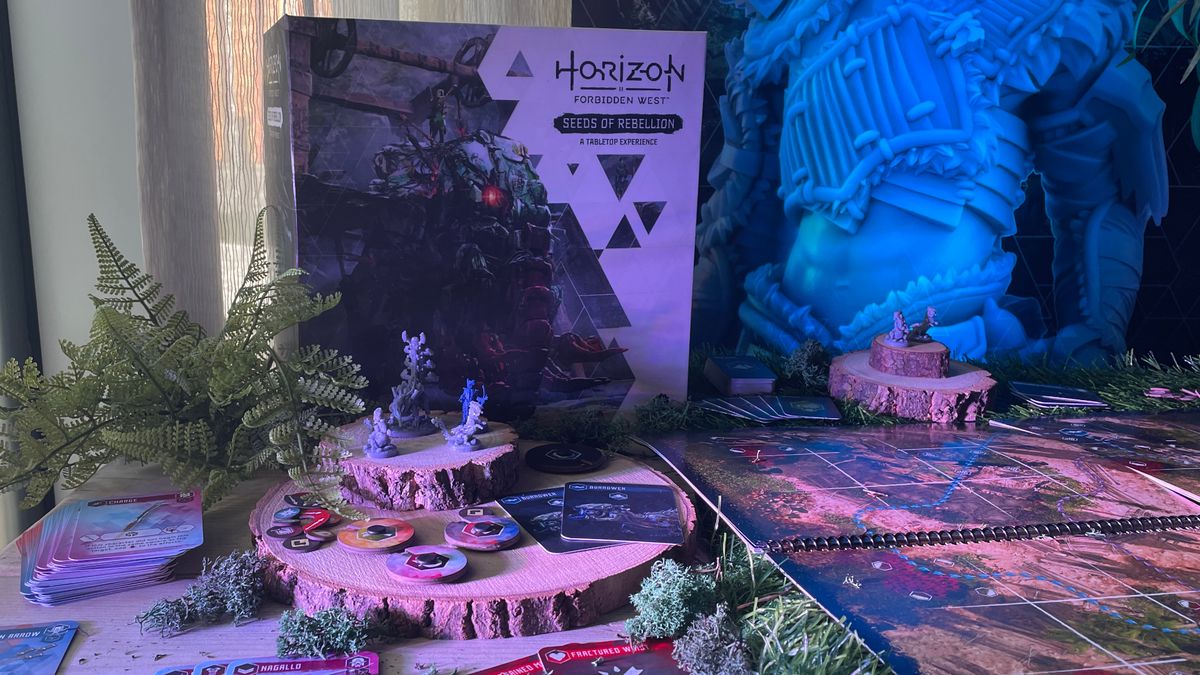 The micro-machines in Horizon Forbidden West: Seeds of Rebellion make this board game a treat