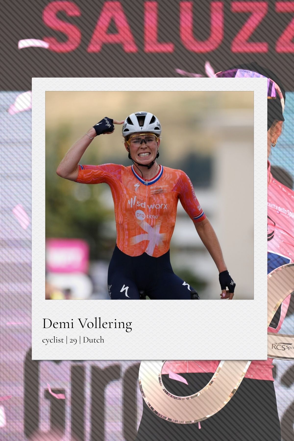 Dutch cyclist Demi Vollering