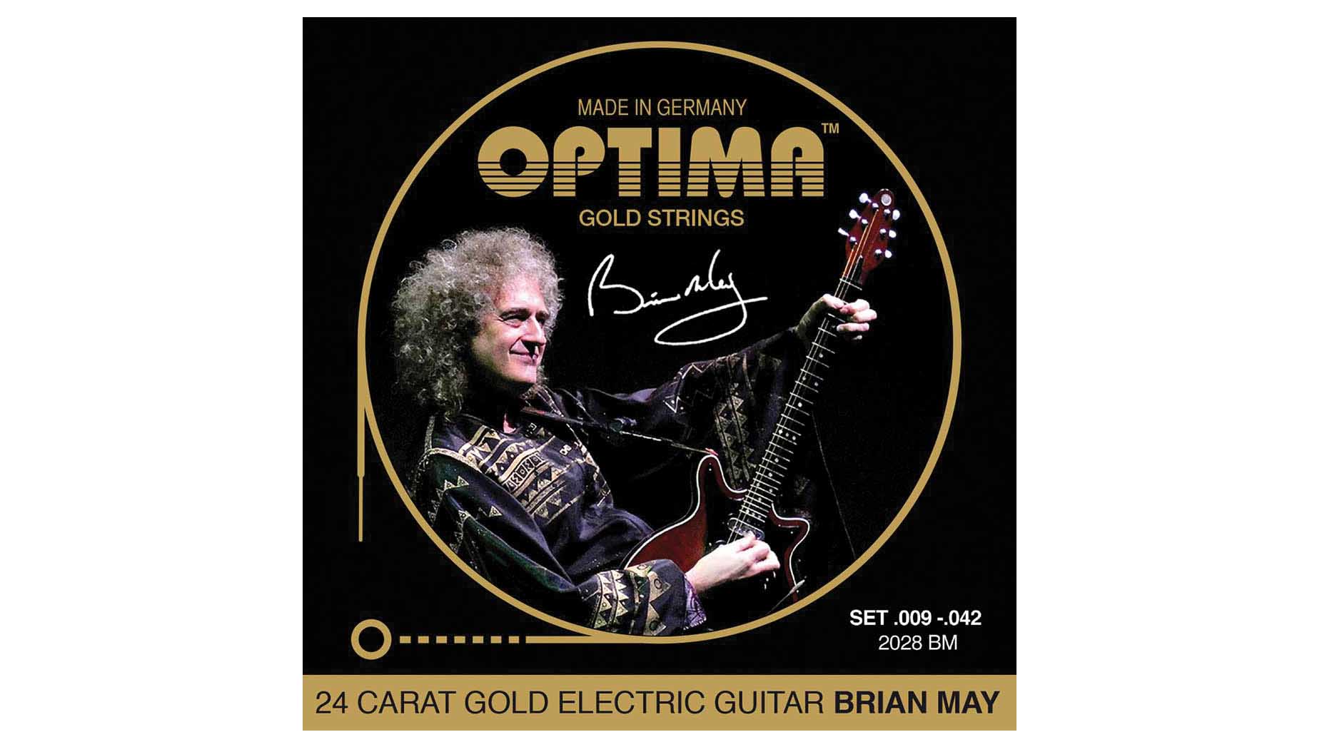 Best electric guitar strings: Optima Gold Brian May Signature