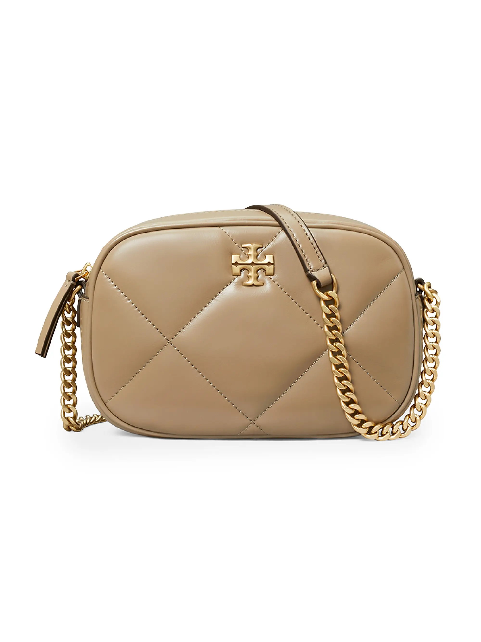 Kira Diamond-Quilted Leather Crossbody Bag