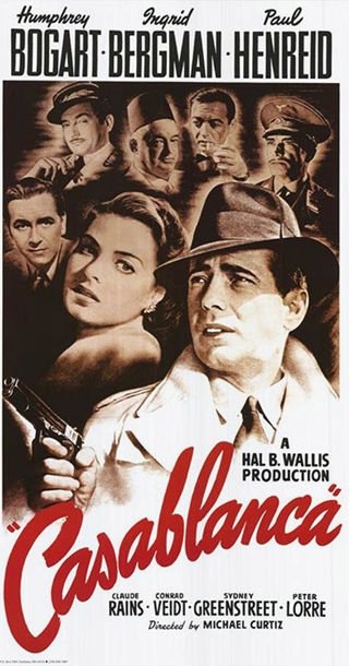 Original poster for the film Casablanca