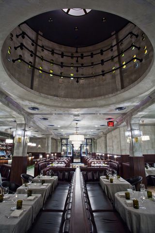 Restaurant with dome shaped ceiling