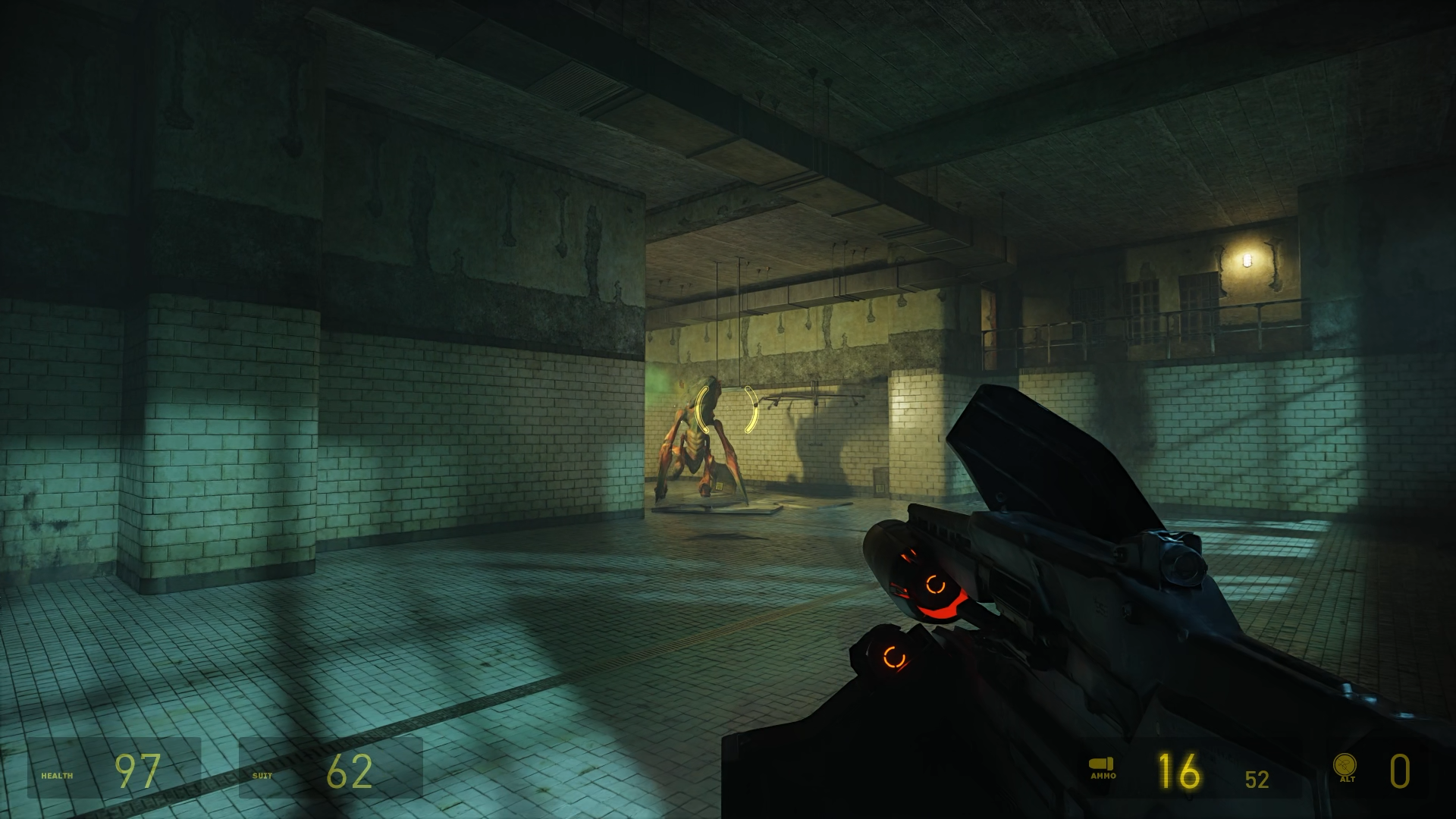 Screenshots from Half-Life 2 RTX, showing the various new effects delivered by full ray tracing and enhanced assets.