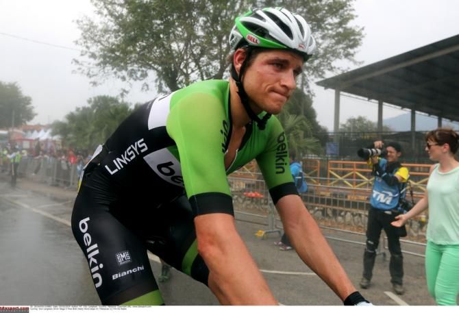 Theo Bos (Belkin) couldn't add to his stage wins in Langkawi today