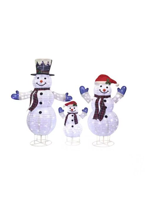 5-inch 3-Piece Christmas Snowmen