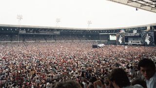 Around 72,000 packed inside Wembley for Live Aid
