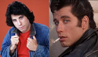 John Travolta Welcome Back Kotter and Grease hairstyles