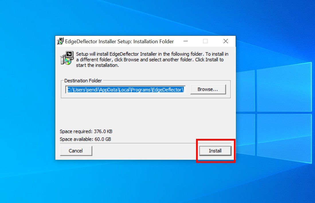 How to force Windows 10 to use your default browser with EdgeDeflector ...