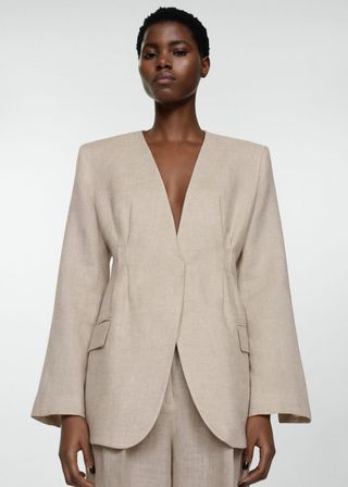 Blazer Suit 100% Linen - Women
