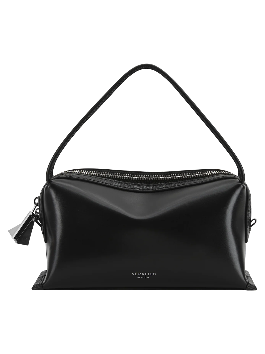 Verafied, Black Lizard Caf&amp;eacute; Mini Bag