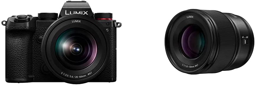 Panasonic Lumix S5 with 20-60mm and 50mm F1.8