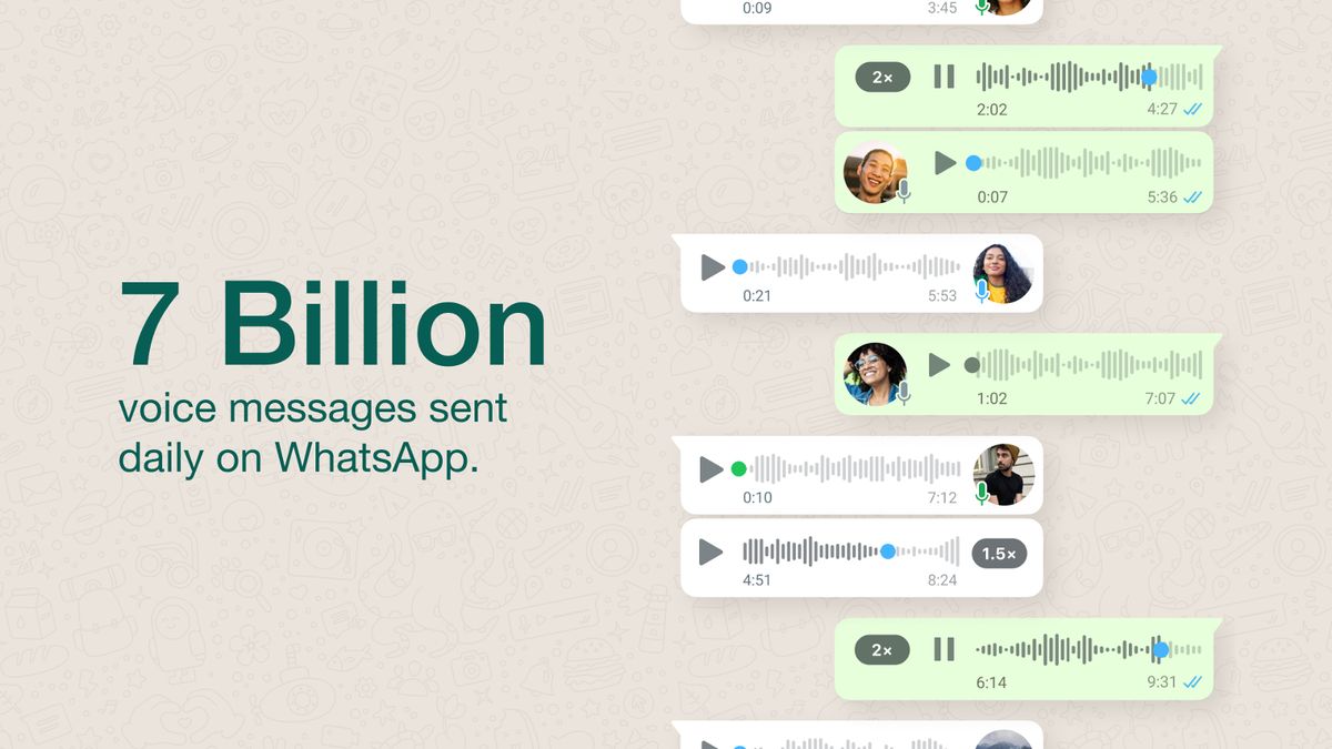 WhatsApp voice messaging improvements 