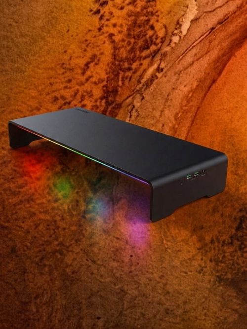 Razer Monitor Stand Chroma, 4 Port Hub, Usb-A, Usb-C, Hdmi