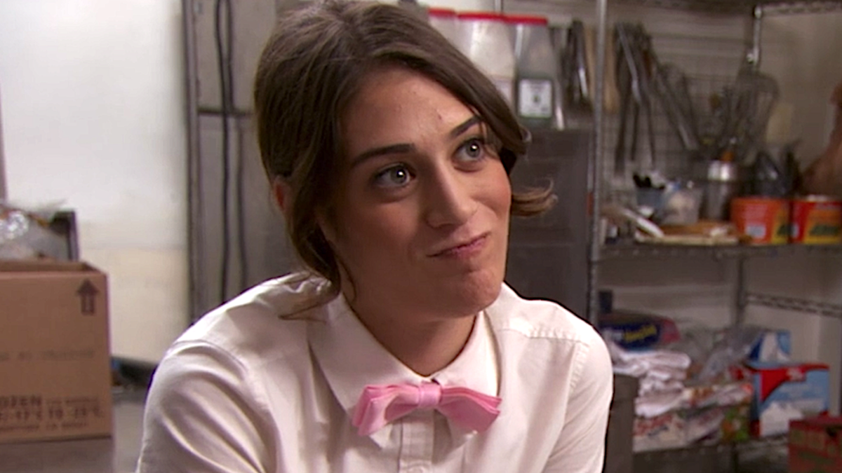 Lizzy Caplan stars as Casey Klein on Party Down.