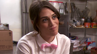 Lizzy Caplan stars as Casey Klein on Party Down.