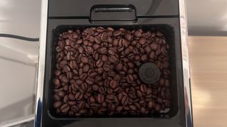 tchibo coffee machine bean compartment