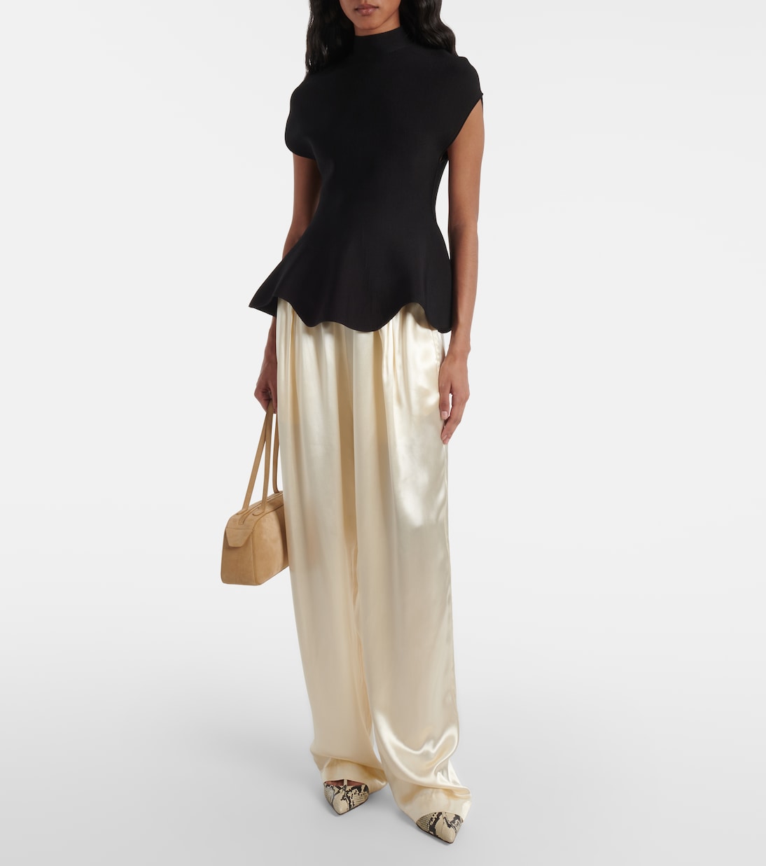 Andra Peplum Top