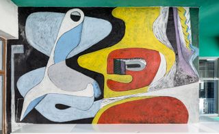 Le Corbusier's colourful murals