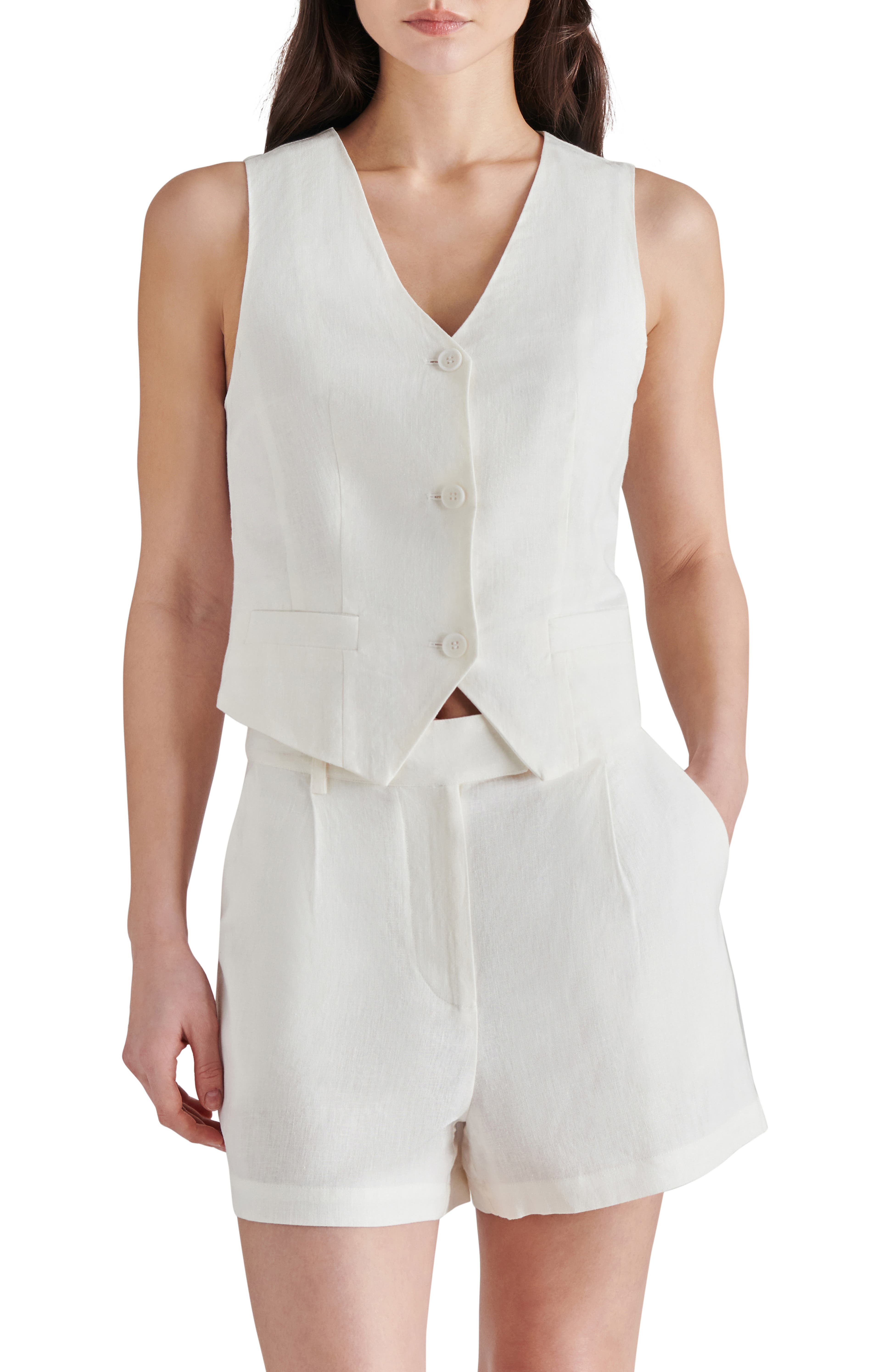 Selene Linen Blend Vest