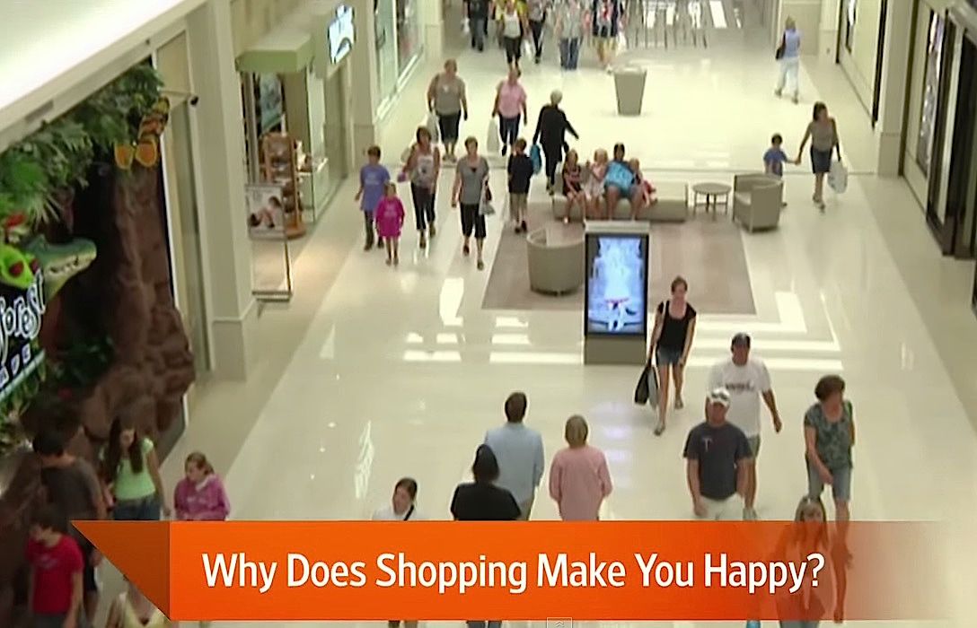 Shopping doesn&amp;#039;t make you happy, but free cash does