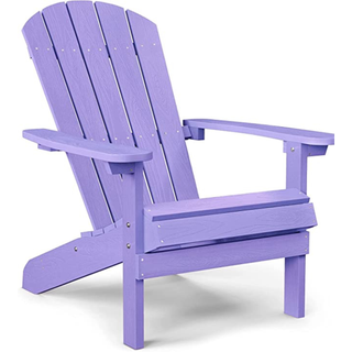 YEFU Adirondack chair in pastel purple