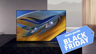 The Sony Bravia XR A80J OLED with a deals tag on 