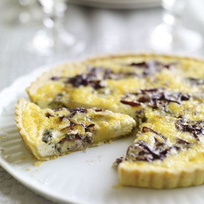 Two-Cheese and Onion Quiche