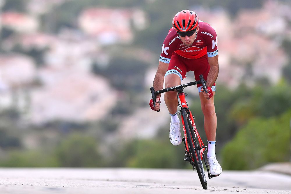 Baptiste Planckaert in the 2017 Katusha-Alpecin kit