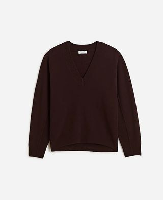 Madewell Cashmere V-Neck Sweater