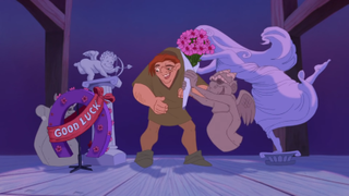 The main characters of The Hunchback of Notre Dame.