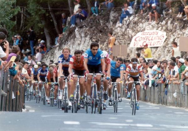 Ballerini leads the Italian team at the World Championships in 1989