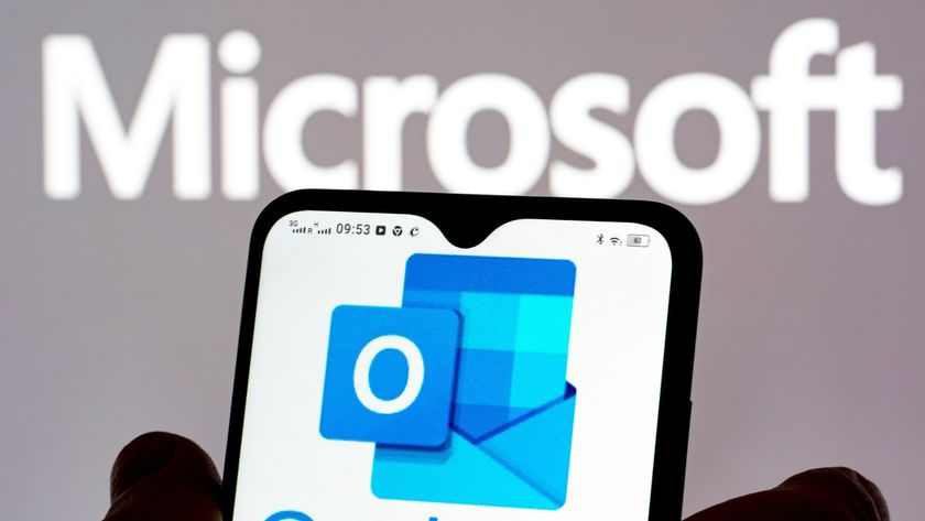 The Microsoft Outlook app open on a phone