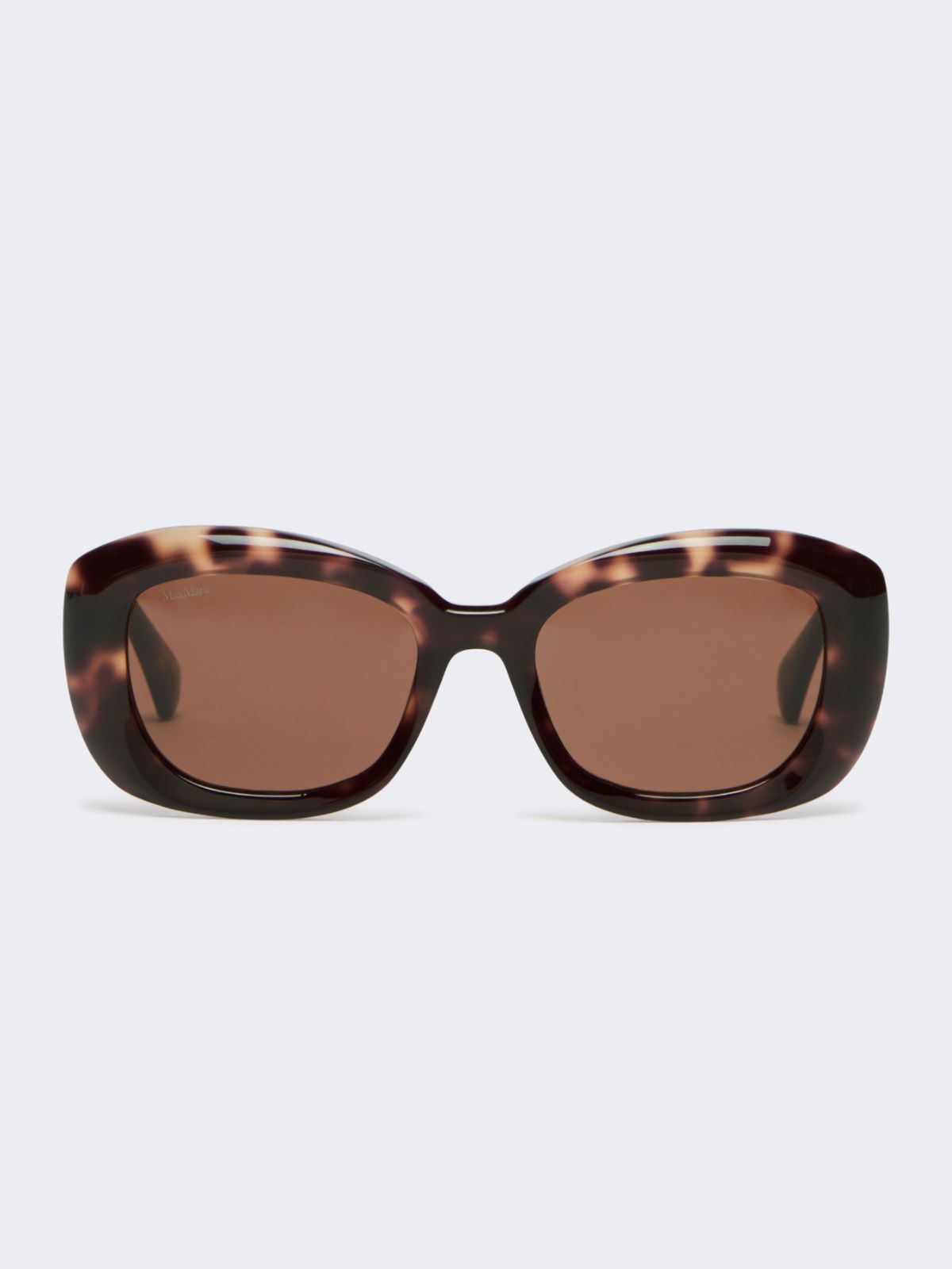 Oversized Oval Sunglasses - Tawny Bronze Brown