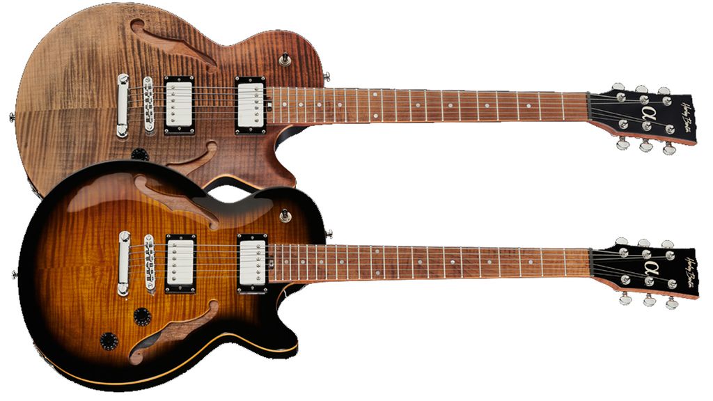 Harley Benton debuts new sub500 semihollow singlecut, the Aeolus