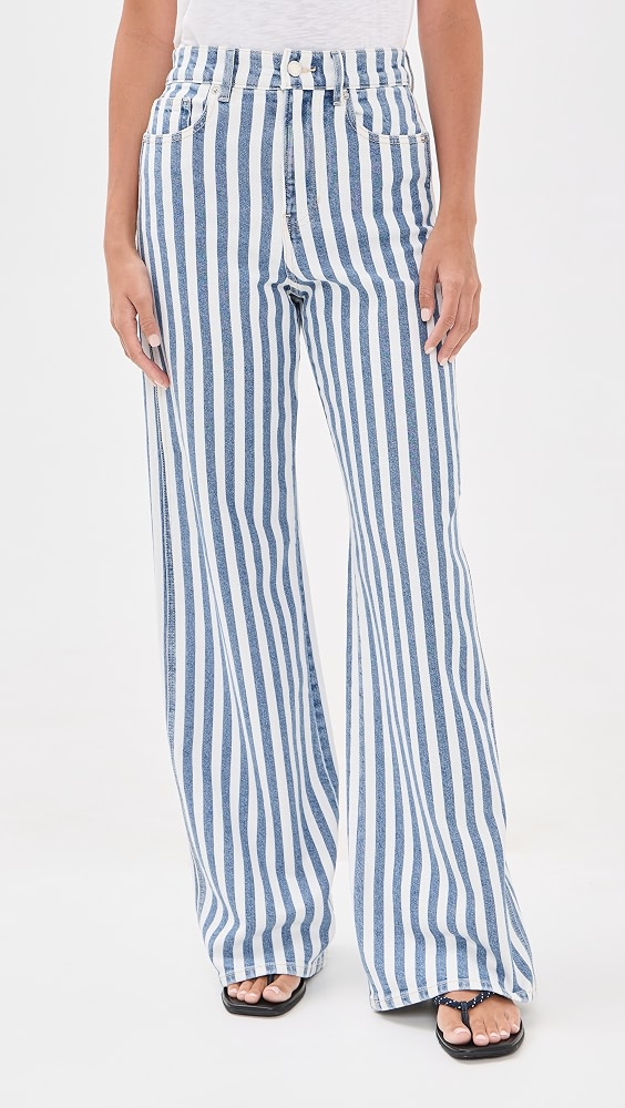 Taylor Striped Jeans - Saltwater Stripe