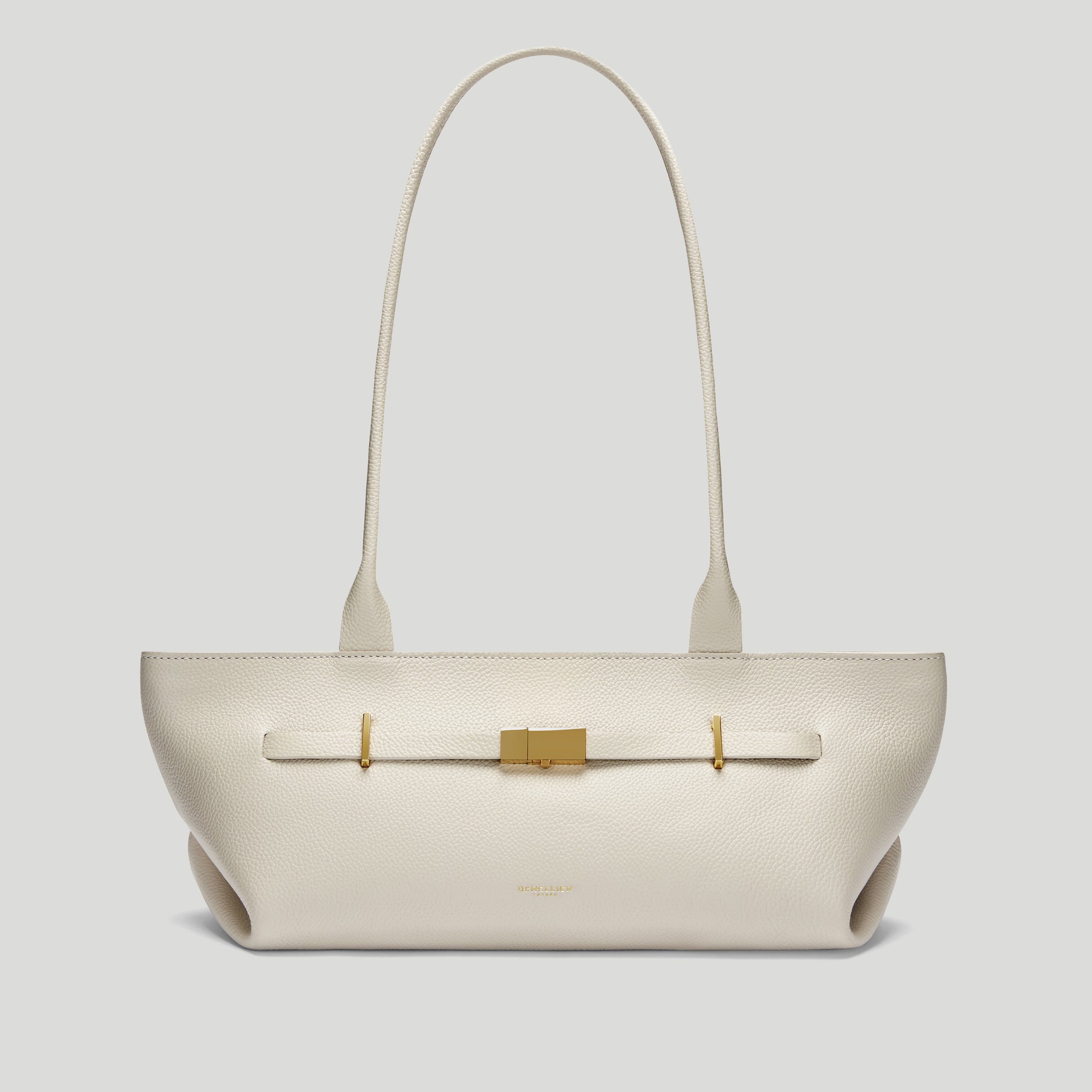 The New York Shoulder | Chalk Small Grain | Demellier