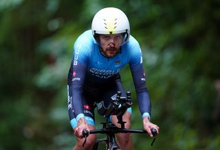 James Shaw riding the British time trial championships 2021
